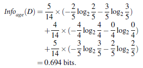 Infor_A(D)有D的熵